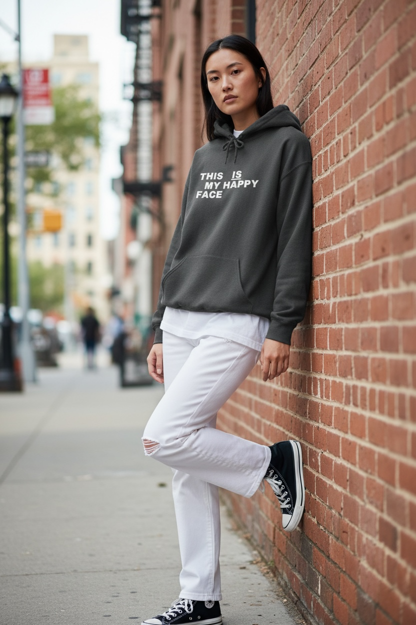 Happy Face Unisex Hoodie