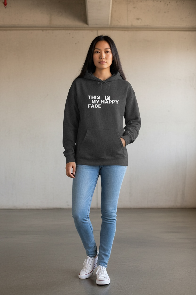 Happy Face Unisex Hoodie