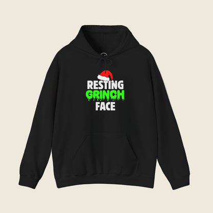 Resting Grinch Face Unisex Hoodie