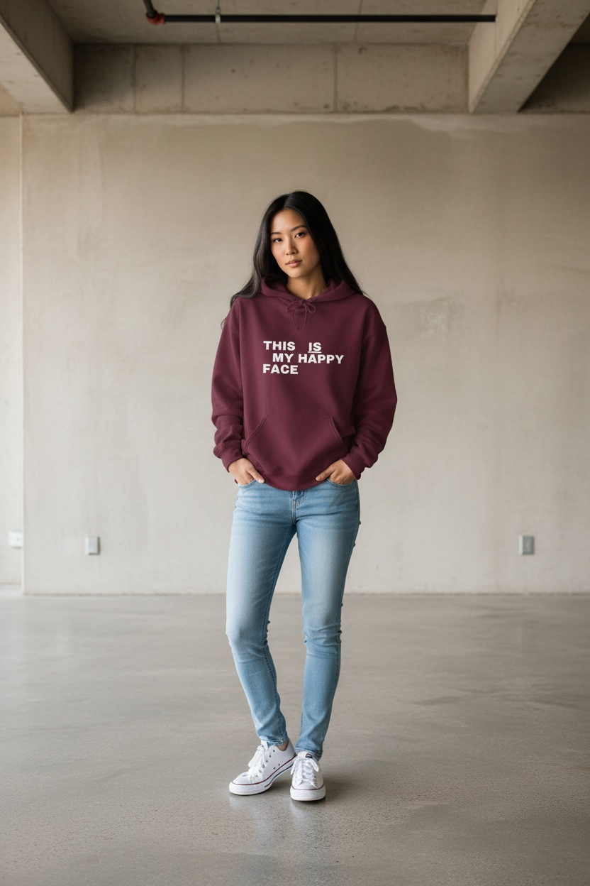 Happy Face Unisex Hoodie