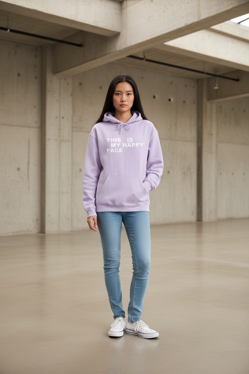 Happy Face Unisex Hoodie