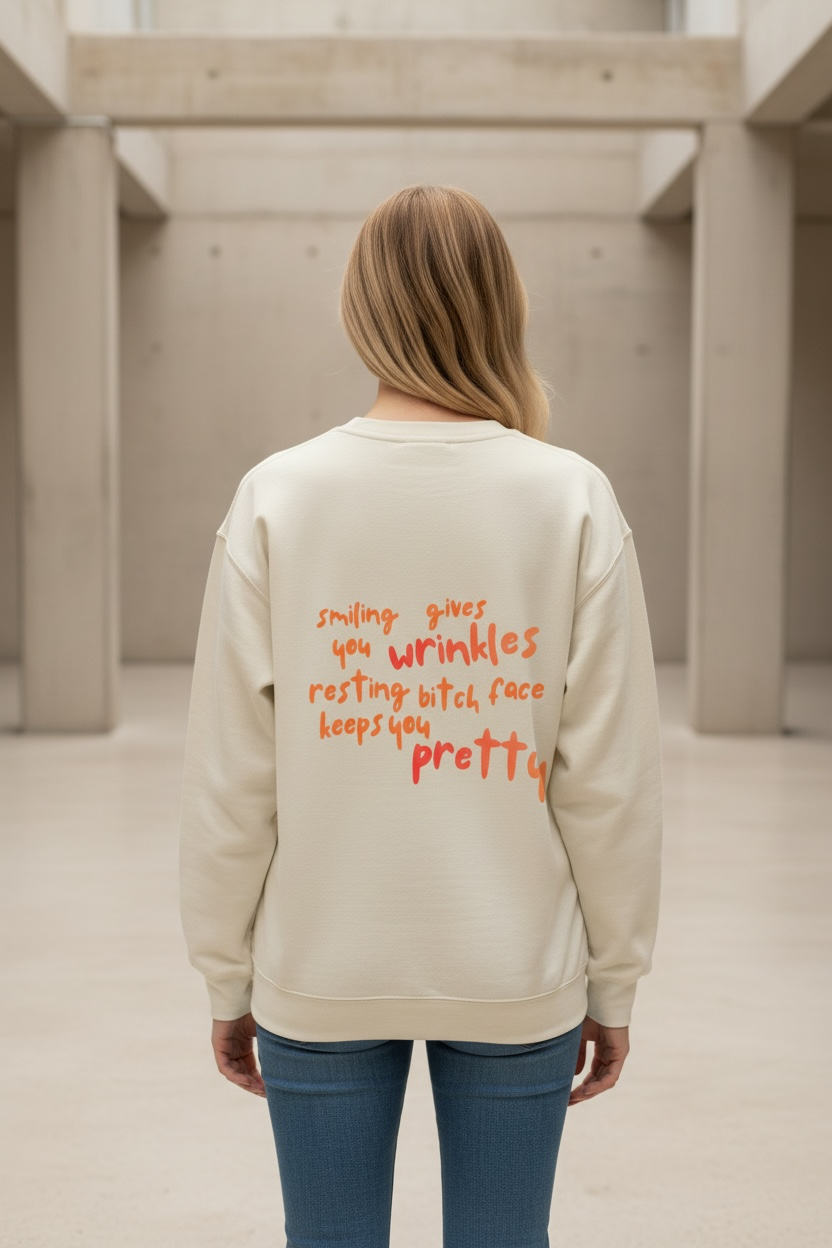 Just My Face Unisex Crewneck